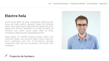 Imagen representativa de Sitio web personal